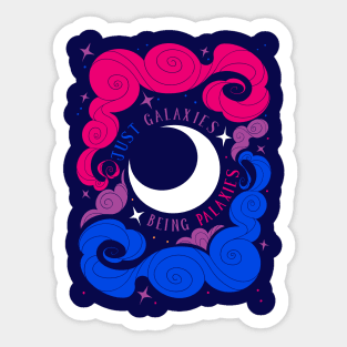 Just Galaxies Being Palaxies: Bi Variant Sticker